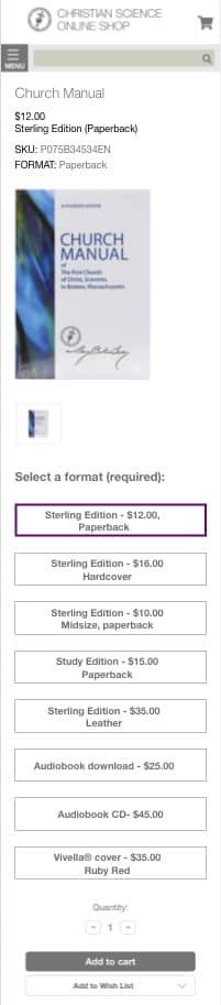 Consolidated format (Mobile)